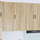 ARDEBO.de - Küchenhängeschrank Sonoma-Eiche 50 x 31 x 100 cm Holzwerkstoff