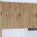 ARDEBO.de - Küchenhängeschrank Artisan-Eiche 80 x 31 x 100 cm Holzwerkstoff