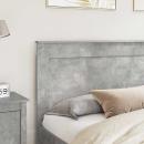 Kopfteil mit Kopfteil Beton Grau 200 cm Holzwerkstoff