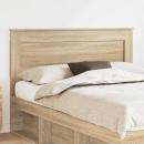 ARDEBO.de - Kopfteil mit Kopfteil Sonoma-Eiche 160 cm Holzwerkstoff