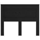 Kopfteil mit Kopfteil Schwarz Eichen-Optik 135 cm Holzwerkstoff