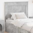 ARDEBO.de - Kopfteil mit Kopfteil Beton Grau 90 cm Holzwerkstoff
