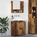 ARDEBO.de - Badezimmermöbel Set 2 pcs Altholz 61 x 35 x 64 cm Holzwerkstoff
