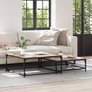 ARDEBO.de - Nesting Couchtisch 2 pcs Altholz 80 x 8035 x cm Holzwerkstoff