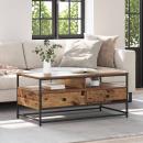 ARDEBO.de - Couchtisch Altholz 100 x 51 x 45 cm Holzwerkstoff
