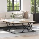 ARDEBO.de - Couchtisch Artisan-Eiche 100 x 100 x 40 cm Holzwerkstoff