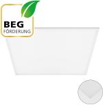 ARDEBO.de EVN OFFICIUM IN LED Einbaupanel, quadisch, IP20, 30W, 4000K, 3900lm, 220-240V/AC, 198-280V/DC, schaltbar, weiß (BPSU62300140)