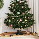 ARDEBO.de - Weihnachtsbaumständer 1.73 Grün 49 x 49 x 15,5 cm Stahl