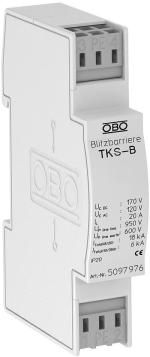 ARDEBO.de OBO Bettermann TKS-B Blitzbarriere 120VAC (5097976)