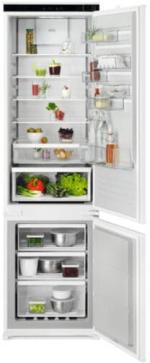 ARDEBO.de AEG NSC6M191ES Einbau Kühl-Gefrierkombination, Nischenhöhe 189,4 cm, 269 L, NoFrost, Schlepptütechnik, TwinTech, CustomFlex, weiß