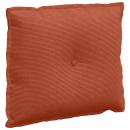 Rücken Kissen Rot-Orange 60 x 50 cm Cordstoff
