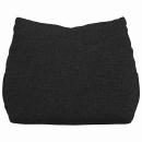 Rücken Kissen Schwarz 45 x 20 x 35 cm Stoff