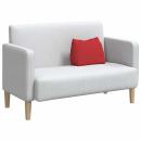 Rücken Kissen Rot 45 x 20 x 35 cm Stoff