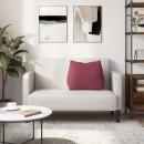 Rücken Kissen Weinrot 60 x 20 x 50 cm Stoff