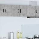 ARDEBO.de - Küchenhängeschrank mit Regal 2 pcs Beton Grau 30 x 31 x 40 cm