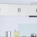 ARDEBO.de - Küchenhängeschrank 2 pcs Hochglanz Weiß 40 x 31 x 40 cm