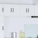 ARDEBO.de - Küchenhängeschrank 2 pcs Weiß 60 x 31 x 40 cm Holzwerkstoff