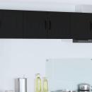 ARDEBO.de - Küchenhängeschrank Schwarz 80 x 31 x 40 cm Holzwerkstoff