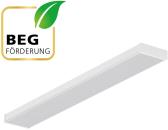 ARDEBO.de EVN OFFICIUM SWINGLED Pendelleuchte, rechteckig, transparent, 220-240V/AC/DC, IP40, 34-56W, 3000K, 4000K, 4080-7000lm, weiß (PTSU150125)