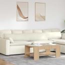 ARDEBO.de - Sofakissen 2 pcs Creme 200 x 40 cm Cordstoff