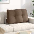 ARDEBO.de - Rücken Kissen Braun 80 x 24 x 50 cm Stoff