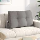 ARDEBO.de - Rücken Kissen Taupe 80 x 24 x 50 cm Stoff