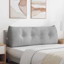 ARDEBO.de - Rücken Kissen Wolkengrau 140 x 24 x 50 cm Stoff