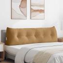 ARDEBO.de - Rücken Kissen Braun 160 x 24 x 50 cm Samt