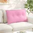 ARDEBO.de - Rücken Kissen Rosa 80 x 19 x 50 cm Stoff