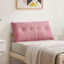 ARDEBO.de - Rücken Kissen Rosa 100 x 50 cm Cordstoff