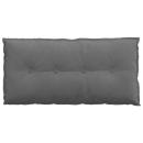 Rücken Kissen Dunkelgrau 100 x 50 cm Mikrofaserstoff