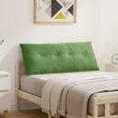 ARDEBO.de - Rücken Kissen Hellgrün 120 x 50 cm Cordstoff