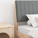 ARDEBO.de - Gepolstertes Kopfteil Dunkelgrau 100 cm Massives Kiefernholz