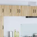 ARDEBO.de - Küchenhängeschrank mit Regal 2 pcs Sonoma-Eiche 30 x 31 x 40 cm