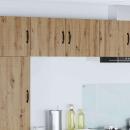 ARDEBO.de - Küchenhängeschrank mit Tür 2 pcs Artisan-Eiche 40 x 31 x 40 cm