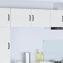 ARDEBO.de - Küchenhängeschrank 2 pcs Weiß 50 x 31 x 40 cm Holzwerkstoff