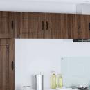 ARDEBO.de - Küchenhängeschrank mit Regal Braun Eichen-Optik 50 x 31 x 40 cm
