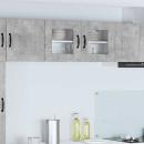 ARDEBO.de - Küchenhängeschrank Beton Grau 80 x 31 x 40 cm Holzwerkstoff