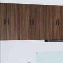 ARDEBO.de - Küchenhängeschrank mit Regal Braun Eichen-Optik 30 x 31 x 80 cm