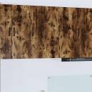 ARDEBO.de - Küchenhängeschrank mit Regal Geräucherte Eiche 50 x 31 x 80 cm