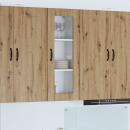 ARDEBO.de - Küchenhängeschrank Artisan-Eiche 40 x 31 x 100 cm Holzwerkstoff