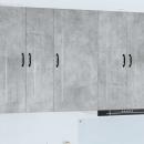 ARDEBO.de - Küchenhängeschrank Beton Grau 50 x 31 x 100 cm Holzwerkstoff