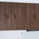 ARDEBO.de - Küchenhängeschrank mit Tür Braun Eichen-Optik 50 x 31 x 100 cm
