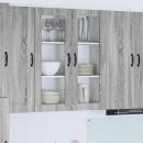 ARDEBO.de - Küchenhängeschrank Graues Sonoma 80 x 31 x 100 cm Holzwerkstoff