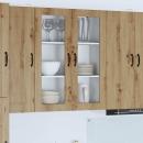 ARDEBO.de - Küchenhängeschrank Artisan-Eiche 80 x 31 x 100 cm Holzwerkstoff