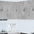 ARDEBO.de - Küchenhängeschrank Beton Grau 57 x 57 x 100 cm Holzwerkstoff