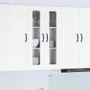 ARDEBO.de - Küchenhängeschrank mit Regal Hochglanz Weiß 60 x 31 x 100 cm