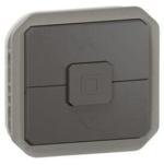 ARDEBO.de Legrand Plexo New Einsatz Rollladenschalter mit elektrischer und mechanischer Verriegelung, 6AX-250V-500W max., anthrazit (069898L)