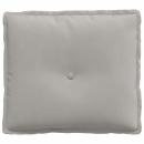Rücken Kissen Hellgrau 50 x 45 cm Mikrofaserstoff