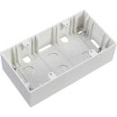 ARDEBO.de Panasonic WDTC07929WH Karre Plus 55 Aufputzgehäuse 2-fach, reinweiß